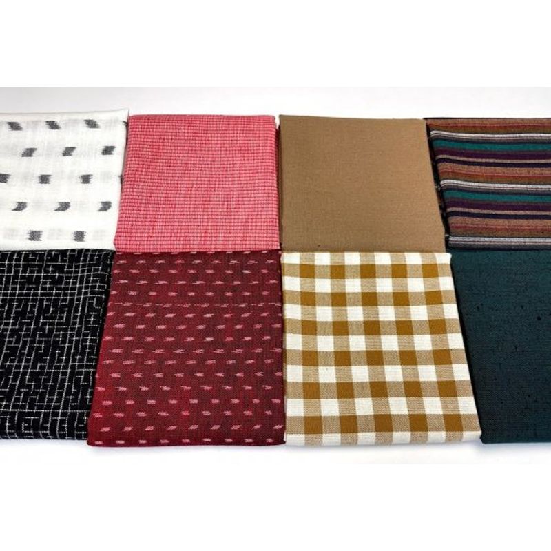 SHIMOGAWA KURUME KASURI Fabric (Combination Of Hagile) Small 