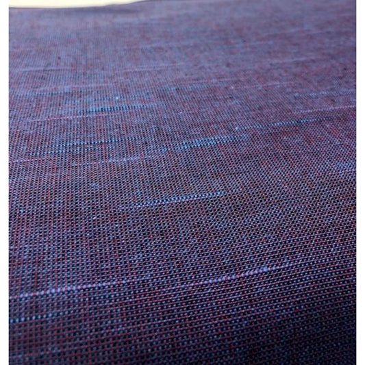 SHIMOGAWA KURUME KASURI Fabric 16 Slab Kotoba Plain Iris 