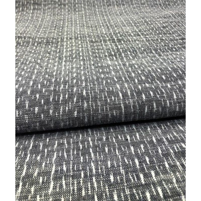 SHIMOGAWA KURUME KASURI Fabric Arare Bunjin Gray 