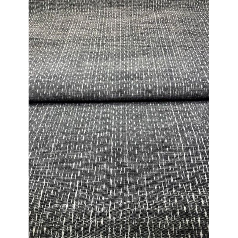 SHIMOGAWA KURUME KASURI Fabric Arare Bunjin Gray 
