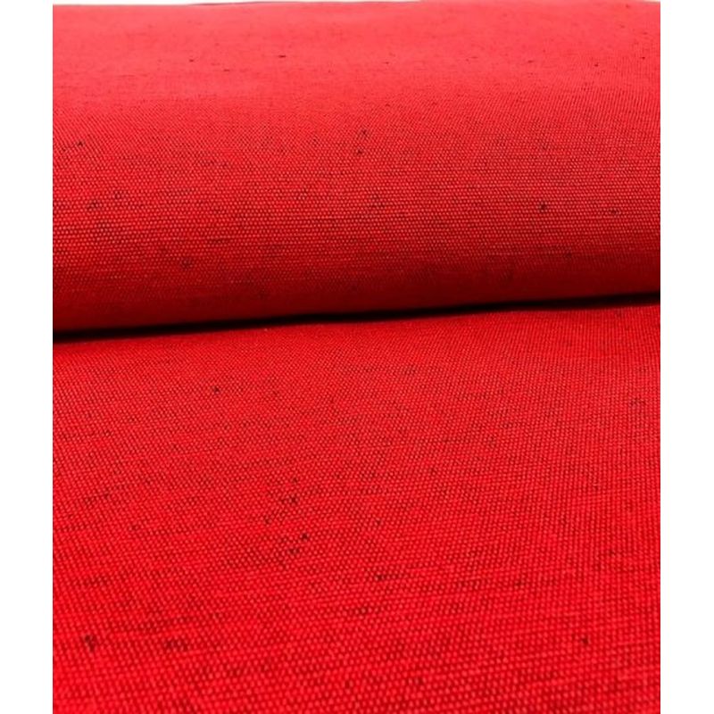 SHIMOGAWA KURUME KASURI Fabric Red 