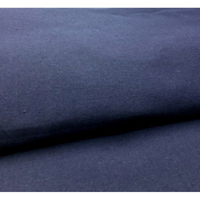 SHIMOGAWA KURUME KASURI Fabric Nep Plain Dark Blue 
