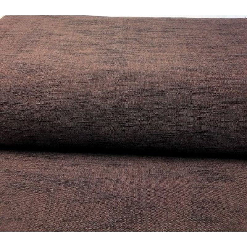 SHIMOGAWA KURUME KASURI Fabric 10 Slab Plain Dark Brown