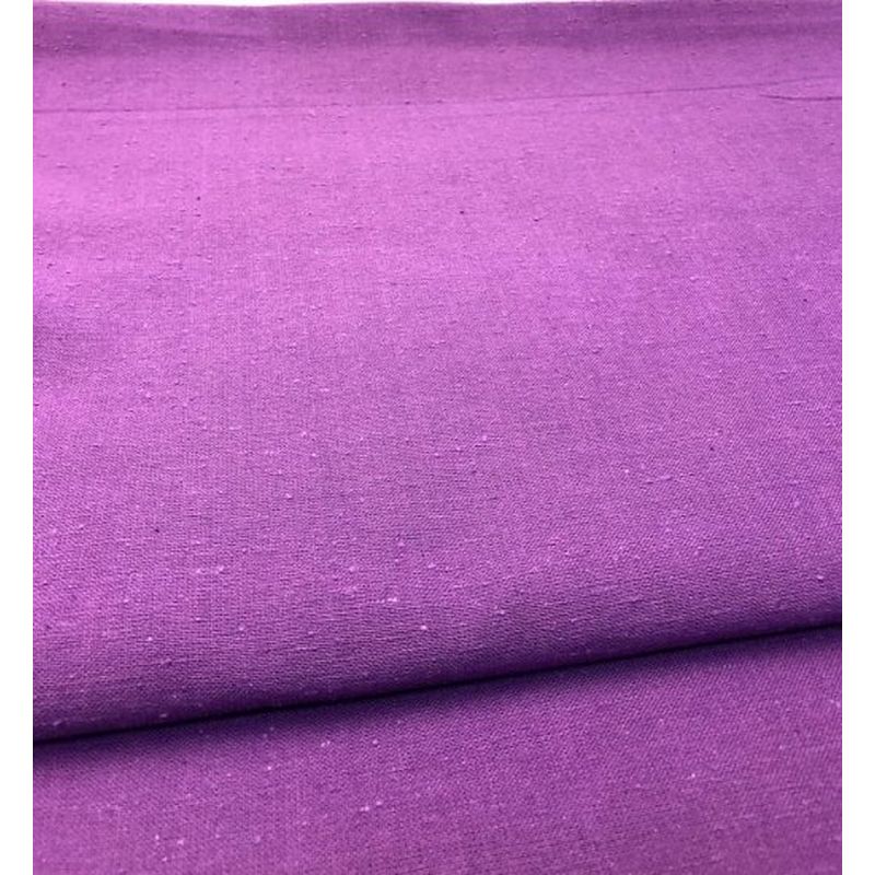 SHIMOGAWA KURUME KASURI Fabric Nep Plain Purple 