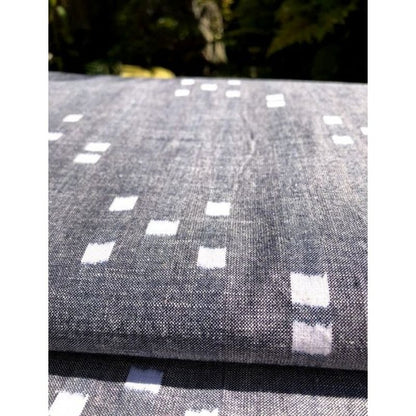 SHIMOGAWA KURUME KASURI Fabric Sw Dot Gray 