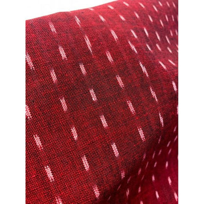 SHIMOGAWA KURUME KASURI Fabric Dot Dot Red 