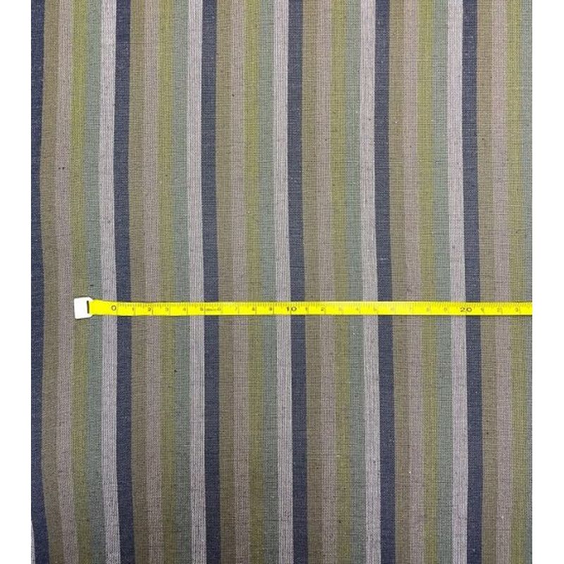 SHIMOGAWA KURUME KASURI Fabric 6 Colors 8 Stripes Umenzu 