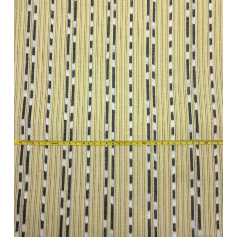 SHIMOGAWA KURUME KASURI Fabric Random Dot Yellow 