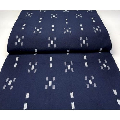 SHIMOGAWA KURUME KASURI Fabric Minser -Style Navy 