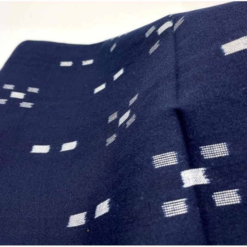 SHIMOGAWA KURUME KASURI Fabric Minser -Style Navy 