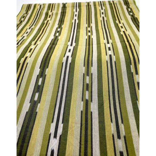 SHIMOGAWA KURUME KASURI Fabric Yellow -Green 9 