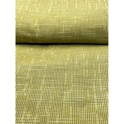 SHIMOGAWA KURUME KASURI Fabric Arale Lattice Yellow 