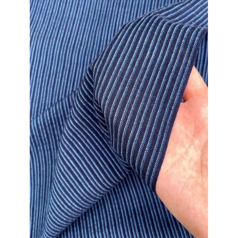 SHIMOGAWA KURUME KASURI Fabric Kurume Shijura Stripe 