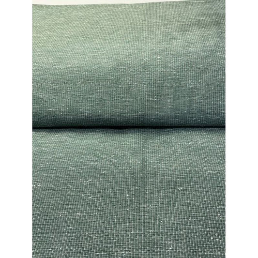 SHIMOGAWA KURUME KASURI Fabric Next Kiri White Green (Biroku) 