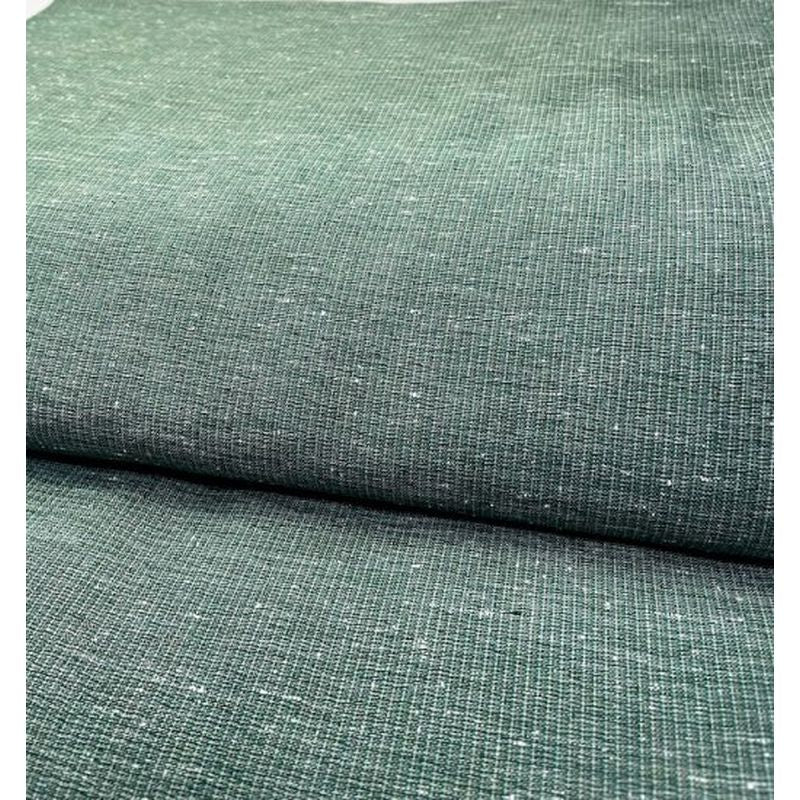 SHIMOGAWA KURUME KASURI Fabric Next Kiri White Green (Biroku) 