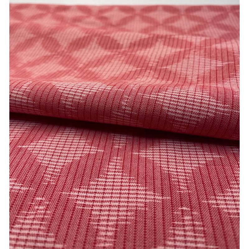 SHIMOGAWA KURUME KASURI Fabric Shichiko 6 Pink 