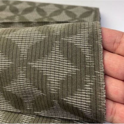 SHIMOGAWA KURUME KASURI Fabric Treasure 6 Khaki 