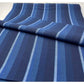 SHIMOGAWA KURUME KASURI Fabric 6 Standing Stripes Navy 