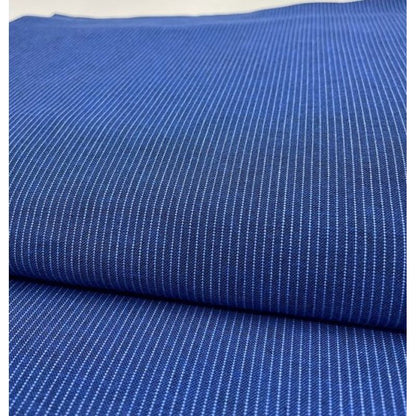 SHIMOGAWA KURUME KASURI Fabric 51 Stripe Blue 