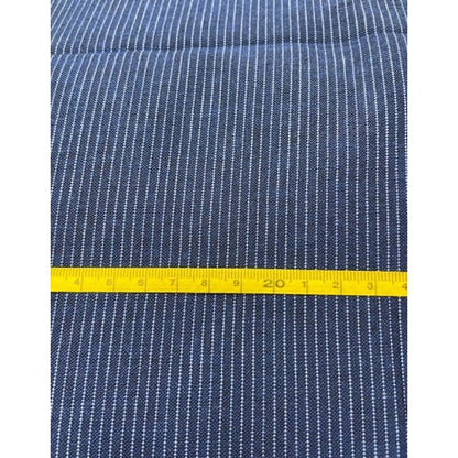 SHIMOGAWA KURUME KASURI Fabric 51 Stripe Blue 