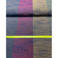SHIMOGAWA KURUME KASURI Fabric Soft Stripes 1 Standing Rainbow Dark 
