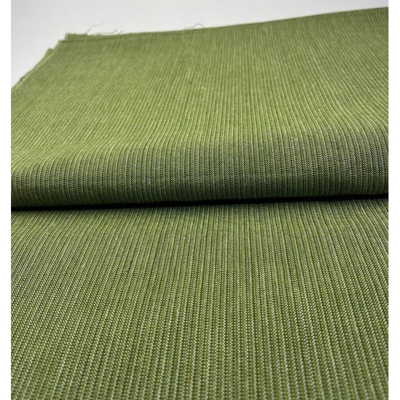 SHIMOGAWA KURUME KASURI Fabric Next Kiri Apple Green 