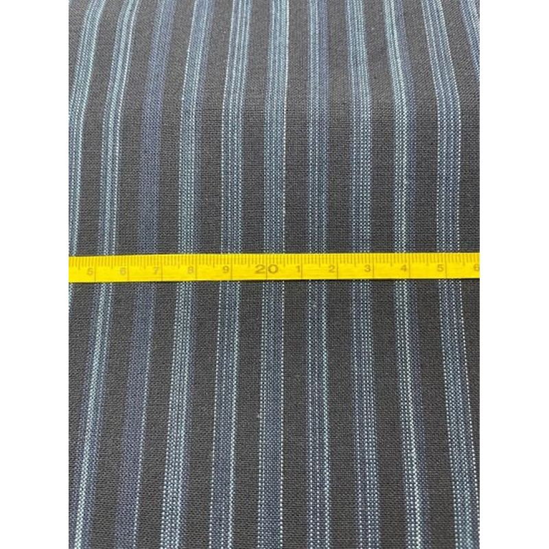 SHIMOGAWA KURUME KASURI Fabric Audan Dyeing Stripe 