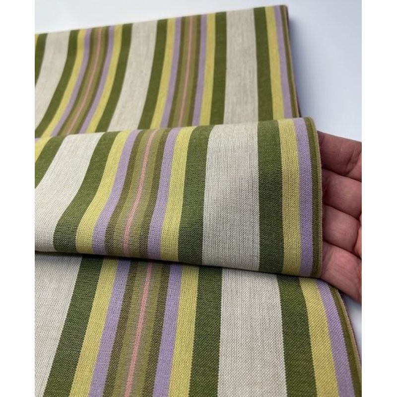 SHIMOGAWA KURUME KASURI Fabric 3.5 Standing Stripe 