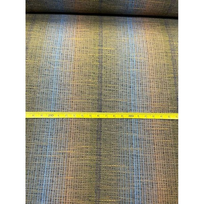 SHIMOGAWA KURUME KASURI Fabric Blurry Stripes Mild Rapeseed Color 