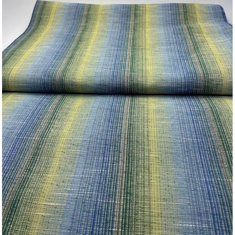 SHIMOGAWA KURUME KASURI Fabric Blurry Stripes Mild Mosumosa 
