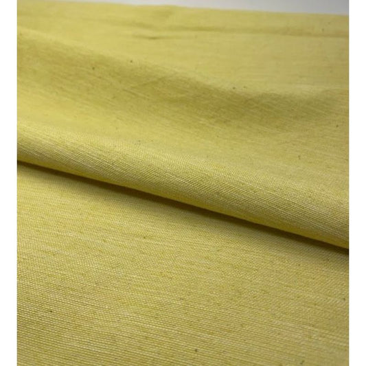 SHIMOGAWA KURUME KASURI Fabric Two Threads Plain Plain Magic Yellow 