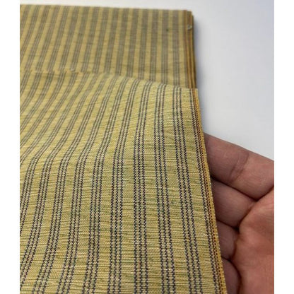 SHIMOGAWA KURUME KASURI Fabric 3 Striped Kiri Yuzu 