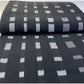 SHIMOGAWA KURUME KASURI Fabric 6 Standing Square Black White 