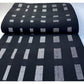 SHIMOGAWA KURUME KASURI Fabric 6 Standing Square Black White 