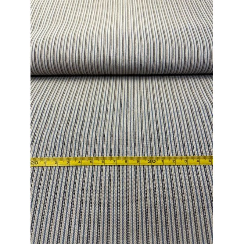 SHIMOGAWA KURUME KASURI Fabric 54 Standed Stripe Beige 