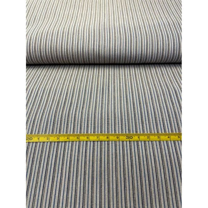 SHIMOGAWA KURUME KASURI Fabric 54 Standed Stripe Beige 