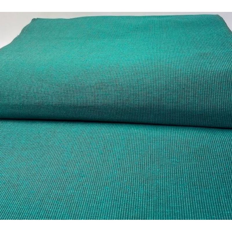 SHIMOGAWA KURUME KASURI Fabric 60 Striped Nep Green 