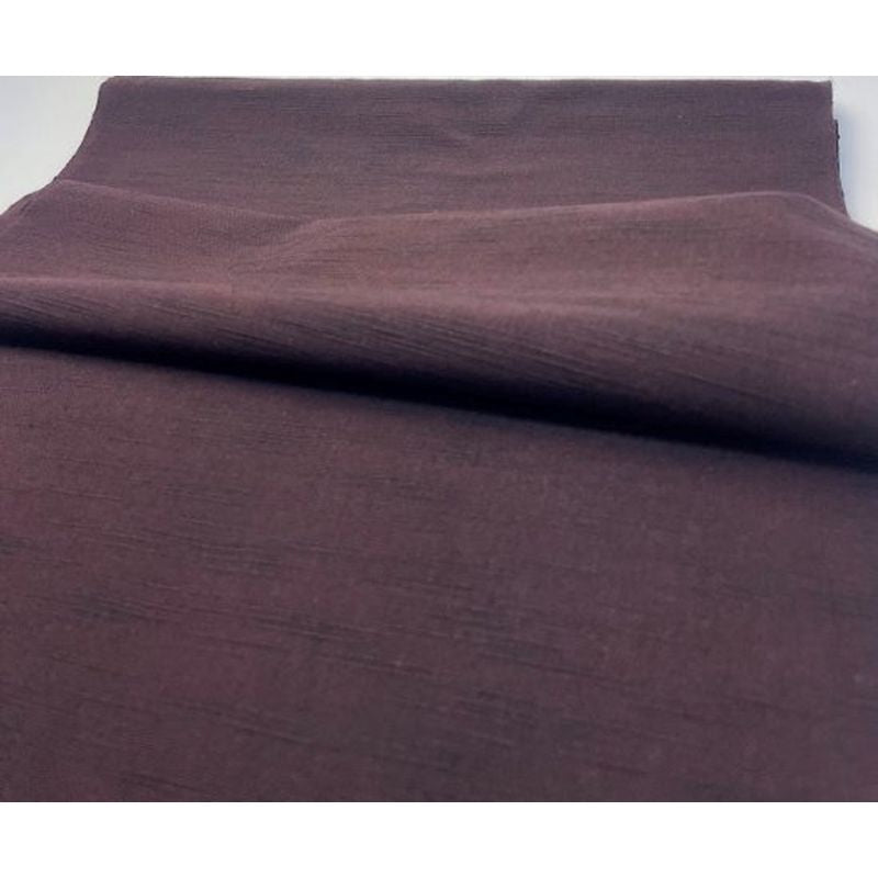 SHIMOGAWA KURUME KASURI Fabric 10 Slab Plain Bordeaux 