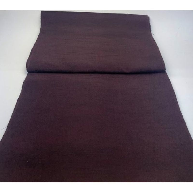 SHIMOGAWA KURUME KASURI Fabric 10 Slab Plain Bordeaux 