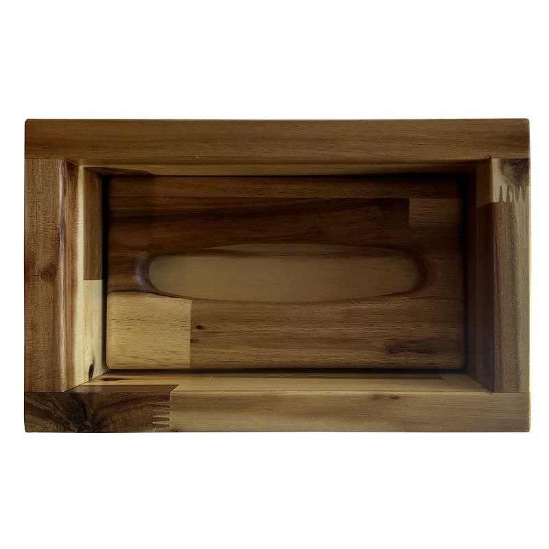 กล่องบรรจุภัณฑ์กระดาษทิชชูพรีเมี่ยม - ชนิดกล่องไม้จากไม้สัก