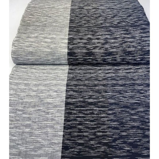 SHIMOGAWA KURUME KASURI Fabric Random Intersection Kasuri 2: 1 Stripe 