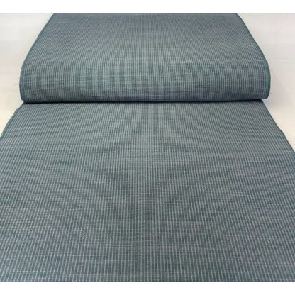 SHIMOGAWA KURUME KASURI Fabric Koha Striped Cobalt Green 