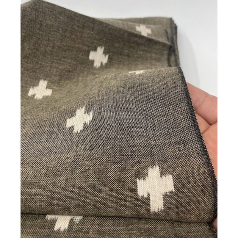 SHIMOGAWA KURUME KASURI Fabric Cross Bage 