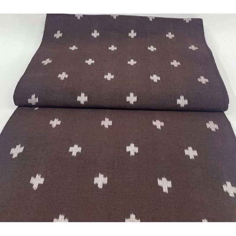 SHIMOGAWA KURUME KASURI Fabric Cross -Shaped Tea 