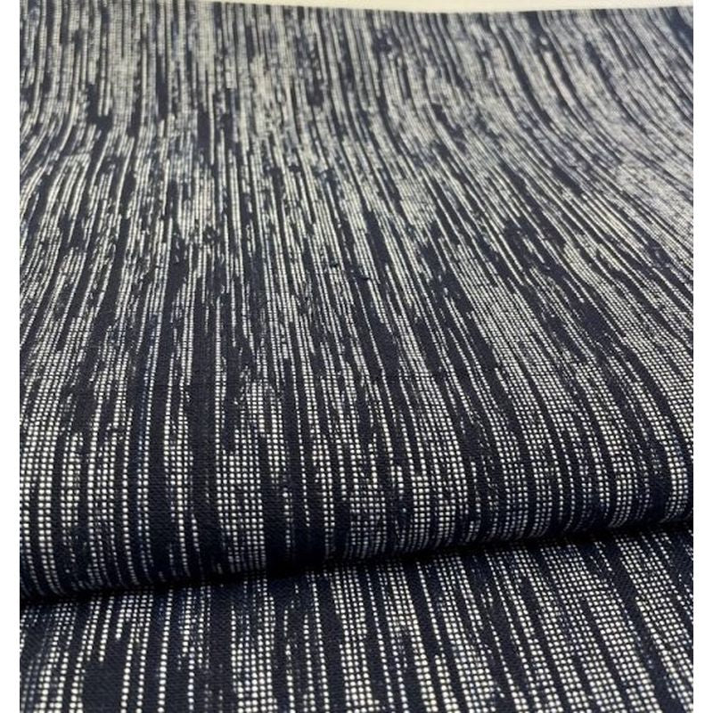 SHIMOGAWA KURUME KASURI Fabric Weaving Woven (Colorless Navy Blue) 