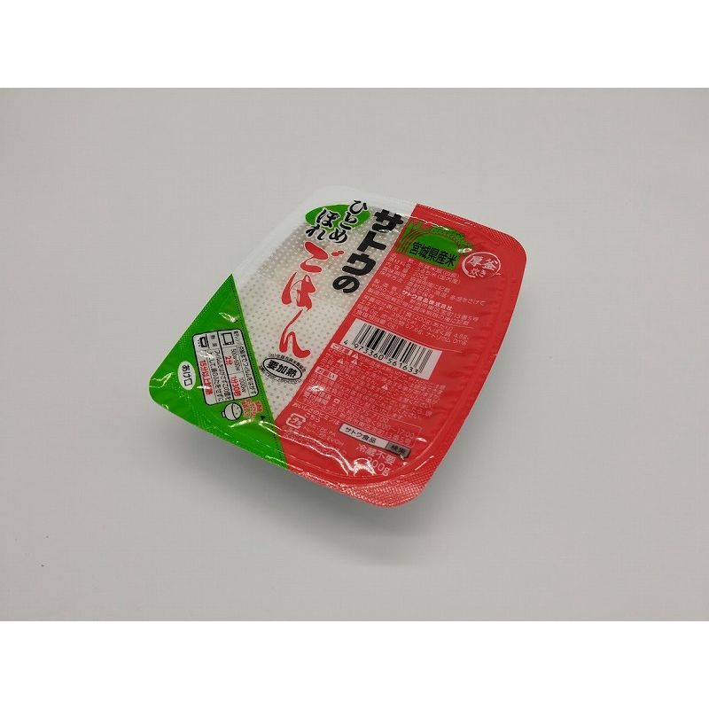 Sato no Gohan Japanischer Reis Miyagi Hitomebore 200g 3 Packungen (nur Versand in die USA)