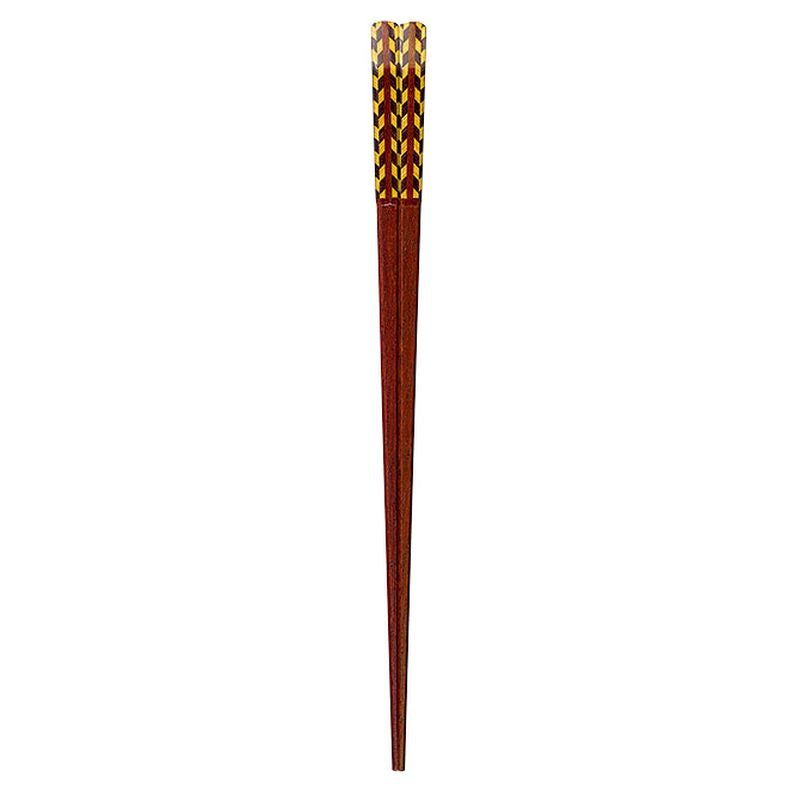 ISSOU Yosegi Chopsticks Rengaku 21cm Japan Natural Wood