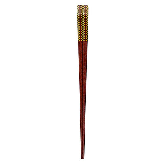 ISSOU Yosegi Chopsticks Checkered Stripes 21cm Japan Natural Wood