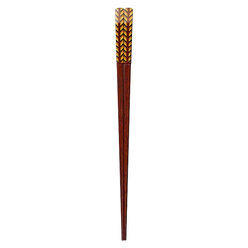 ISSOU Yosegi Chopsticks Barley Ears 21cm Japan Natural Wood