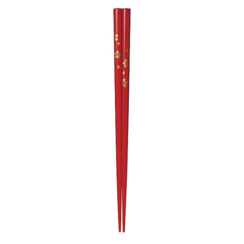 ISSOU Wajima Nuri Chopsticks Zerorezakura 21.5cm Japan Natural Wood
